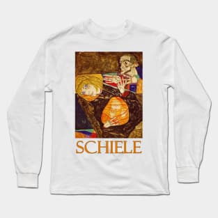 The Holy Family  (1913) by Egon Schiele Long Sleeve T-Shirt